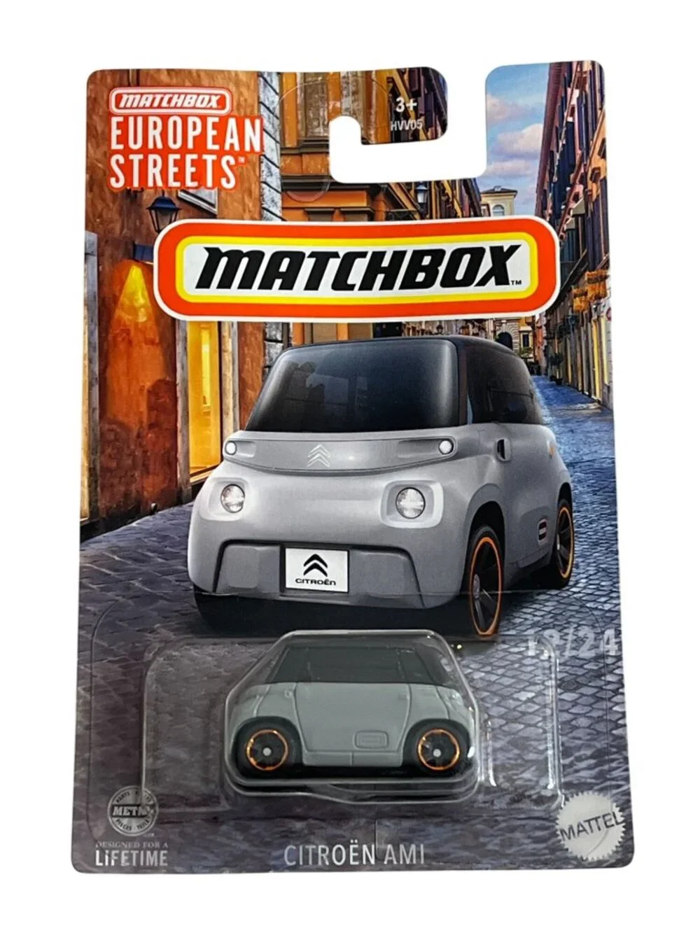 2024 Matchbox Citroen Ami Gray European Streets 98/125 Diecast Car New